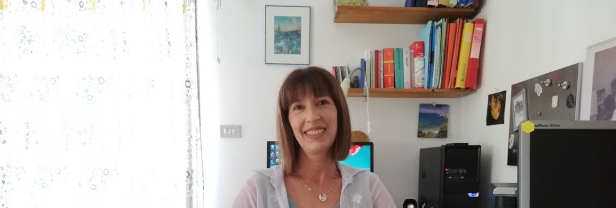 Primo piano di Paola Barberis, traduttrice e localizzatrice tedesco italiano